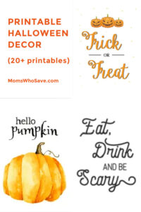 Printable Halloween Decorations