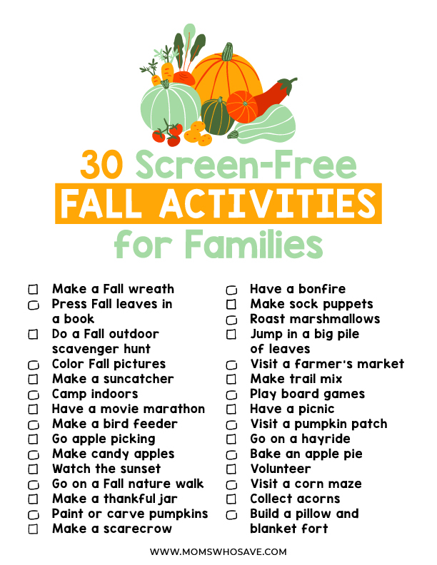 fall activities for families