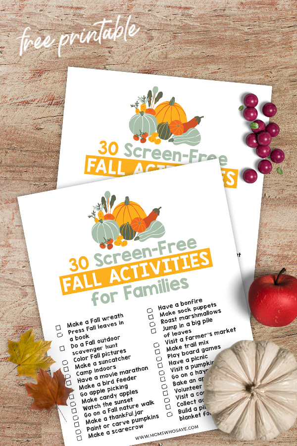 fall activities for families