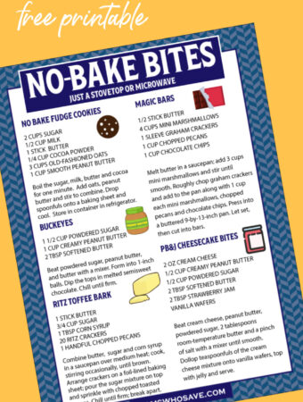 no bake bites