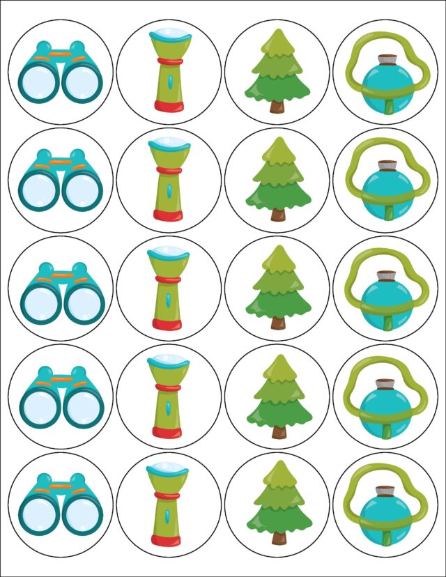 Free Camping Cupcake Toppers (or Use Them As Stickers) + More Fun ...