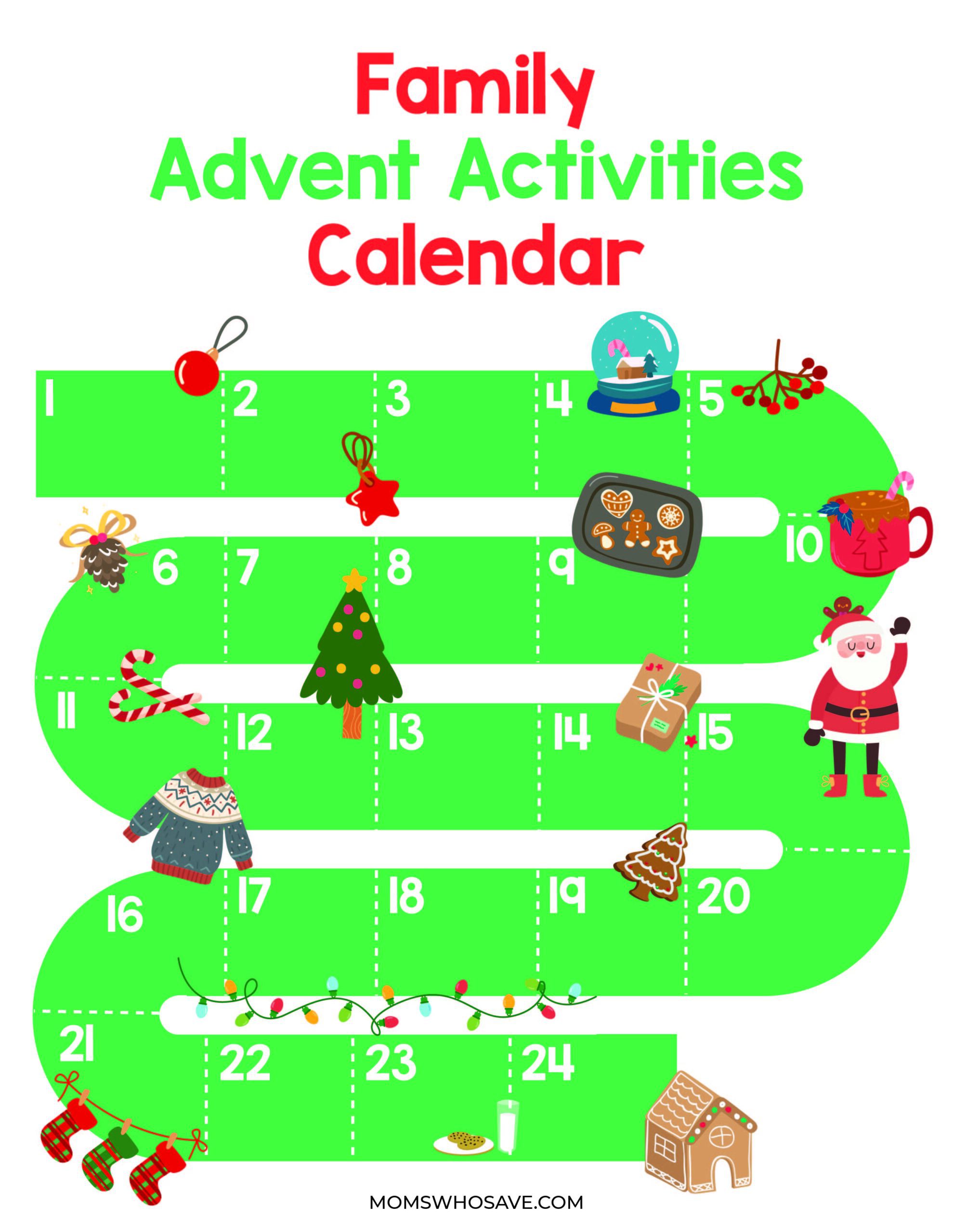 blank advent calendar