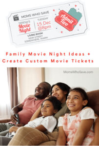 custom movie tickets