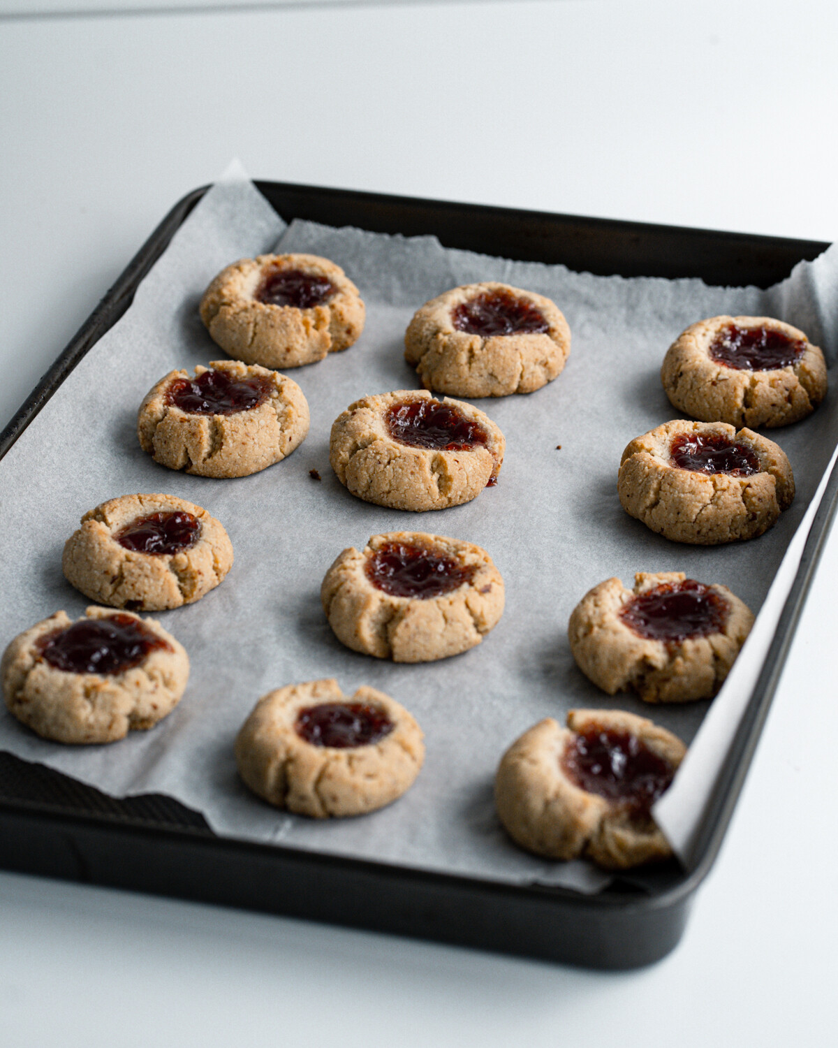 Gluten-free thumbprint cookies