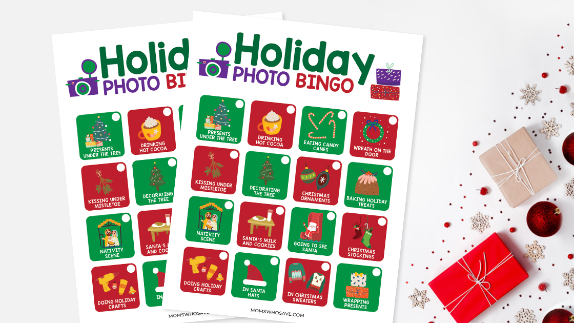 free holiday photo bingo game for kids
