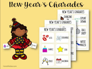 Charades for kids printable