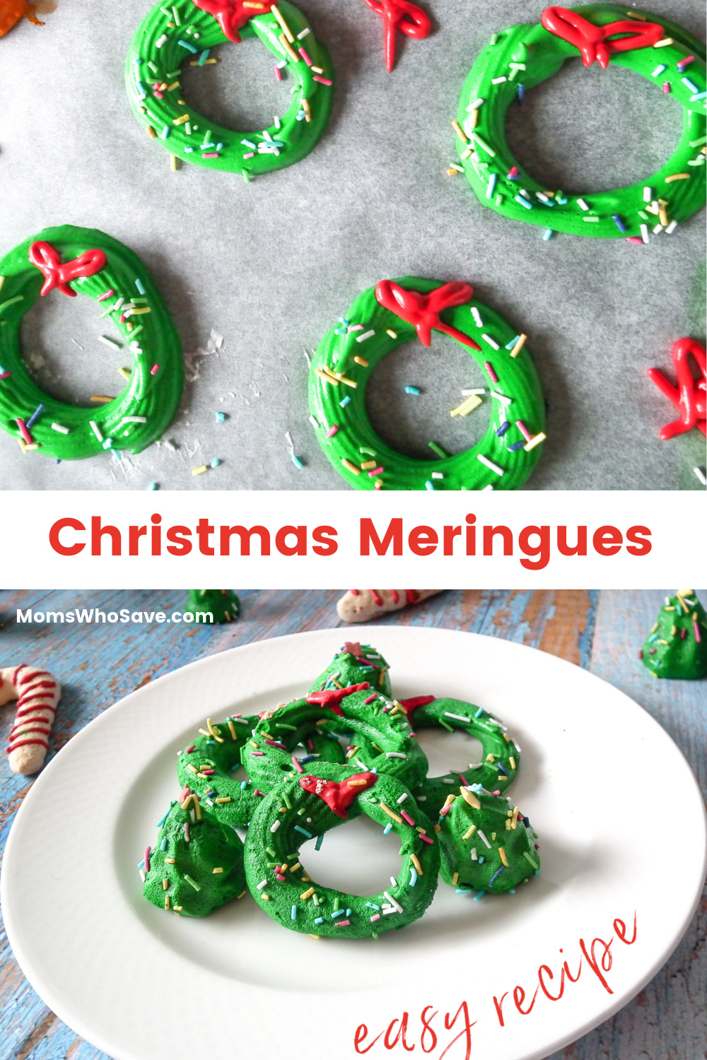 Christmas meringues