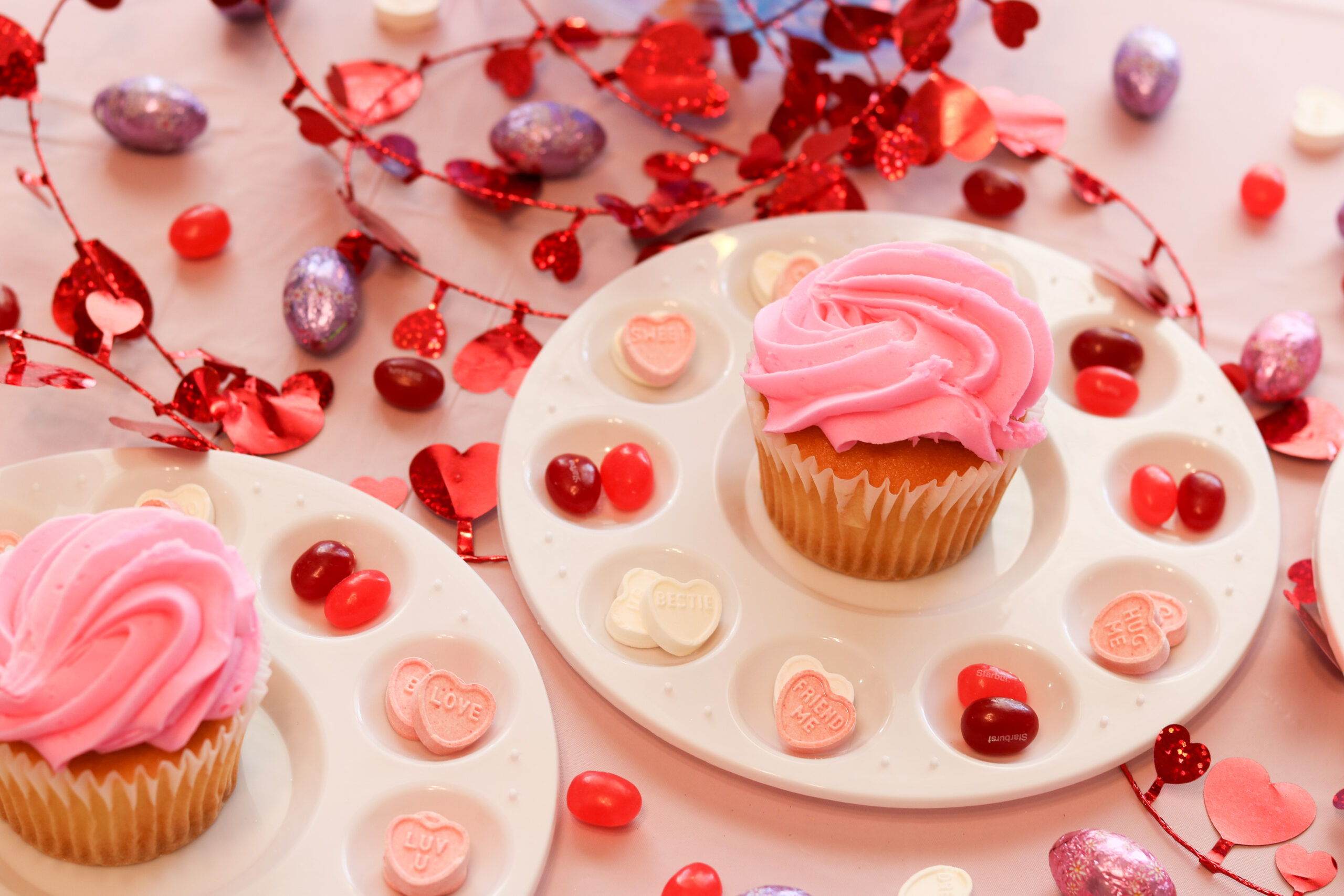 Valentine cupcakes for kids