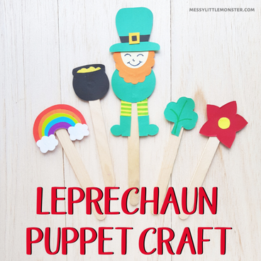 leprechaun puppet craft 2