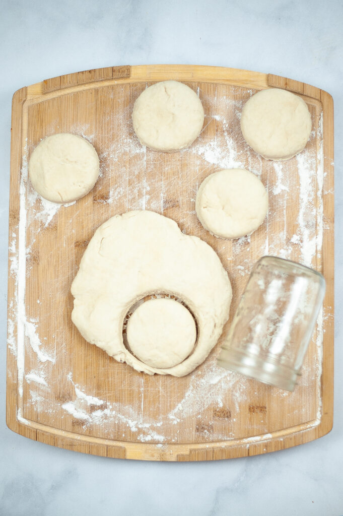 Air Fryer Biscuits from Scratch (Easy & Delicious Recipe with Buttermilk) 1 biscuits in air fryer