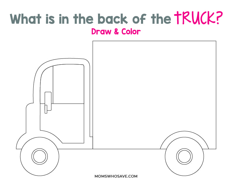 truck coloring pages