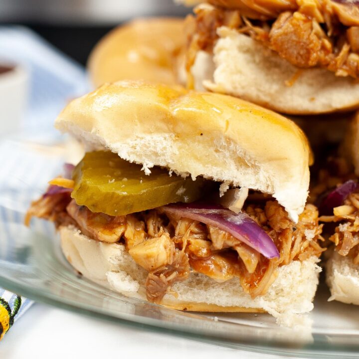 15 of Our Favorite Quick and Easy Weeknight Dinners 2 Instant Pot Pulled BBQ Chicken Sliders