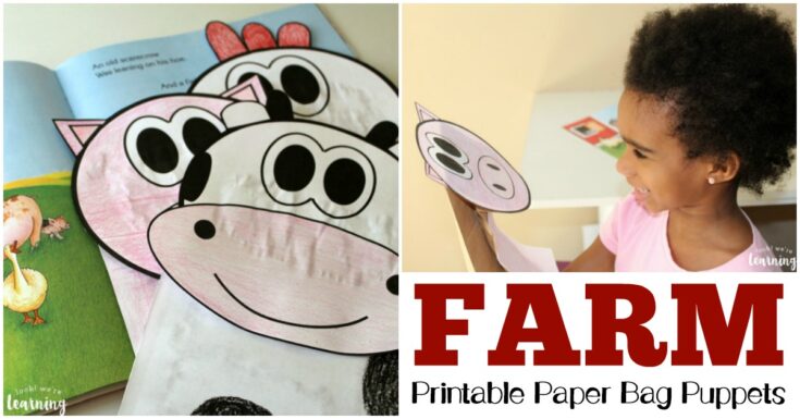 Farm Paper Bag Puppets FB
