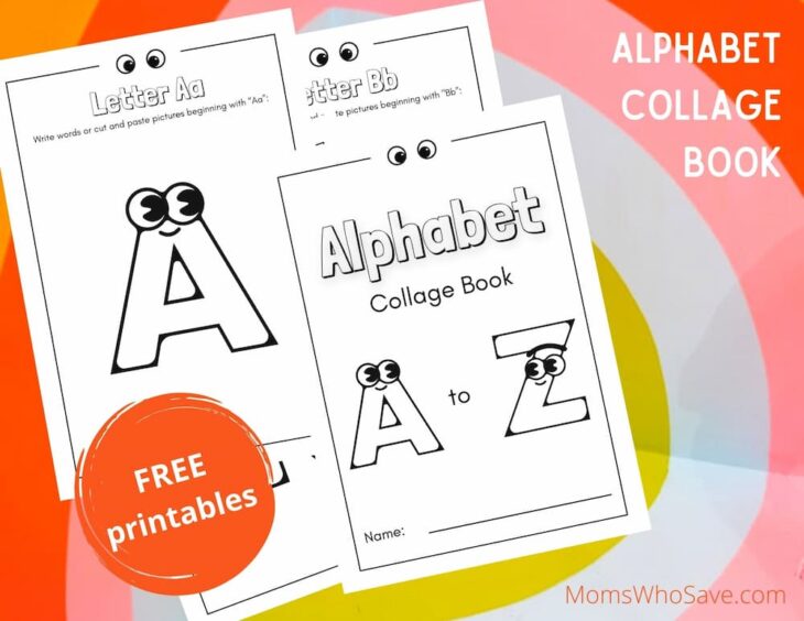 Preschool alphabet worksheets PDF printables