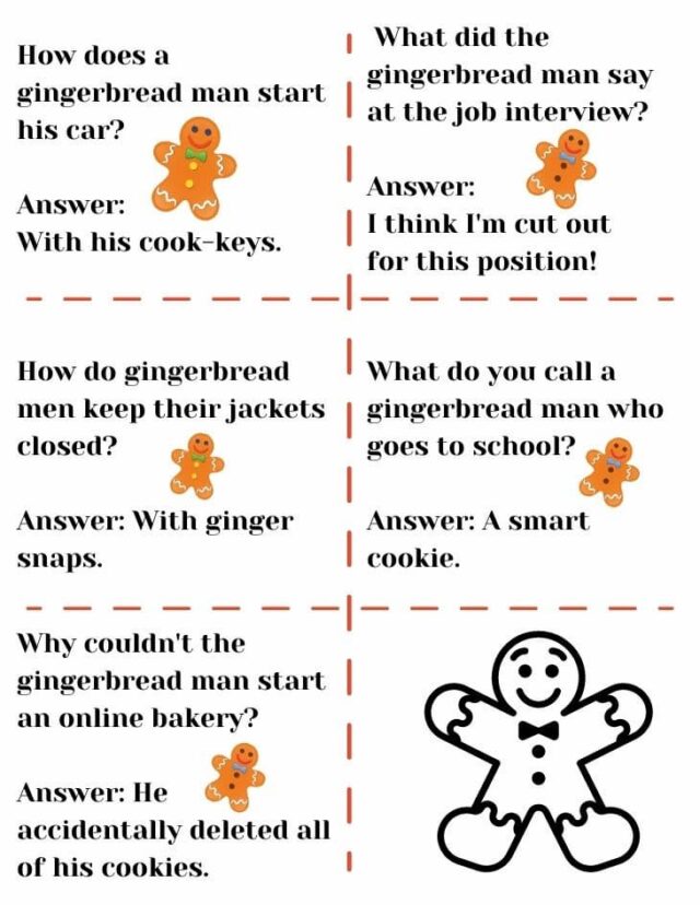 gingerbread man jokes
