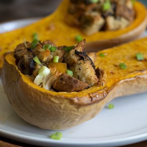 10 Delicious Recipes for Thanksgiving Leftovers 2 Image for Leftover Stuffing Stuffed Butternut Squash