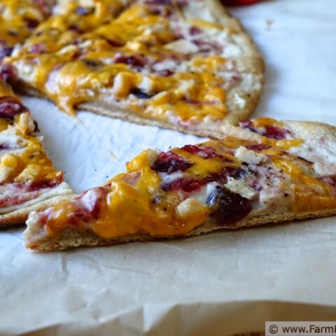 10 Delicious Recipes for Thanksgiving Leftovers 3 Image for Turkey, Cranberry, and Mashed Potato Pizza