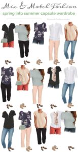 spring into summer capsule wardrobe