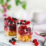 Red, White, & Blue Summer Berry Trifle (Easy Recipe)
