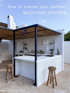 backyard kitchen