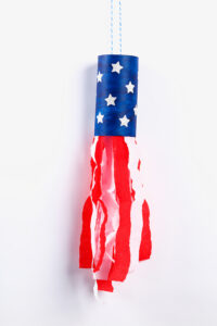4th of July Patriotic Windsock Craft