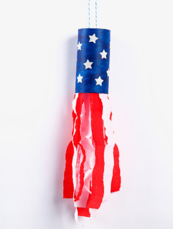 4th of July Patriotic Windsock Craft