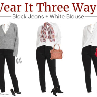 The Black Jeans White Shirt Outfit: 3 Easy Ways to Style It