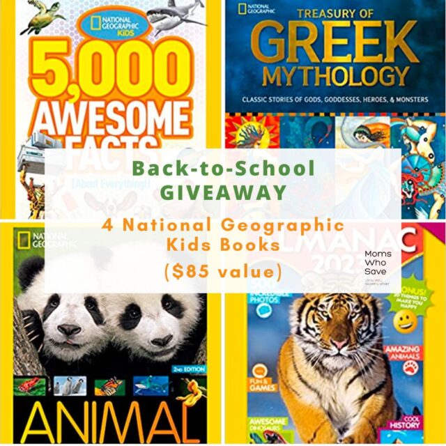 Enter to Win National Geographic Kids’ Books for Back-to-School ($85 value)