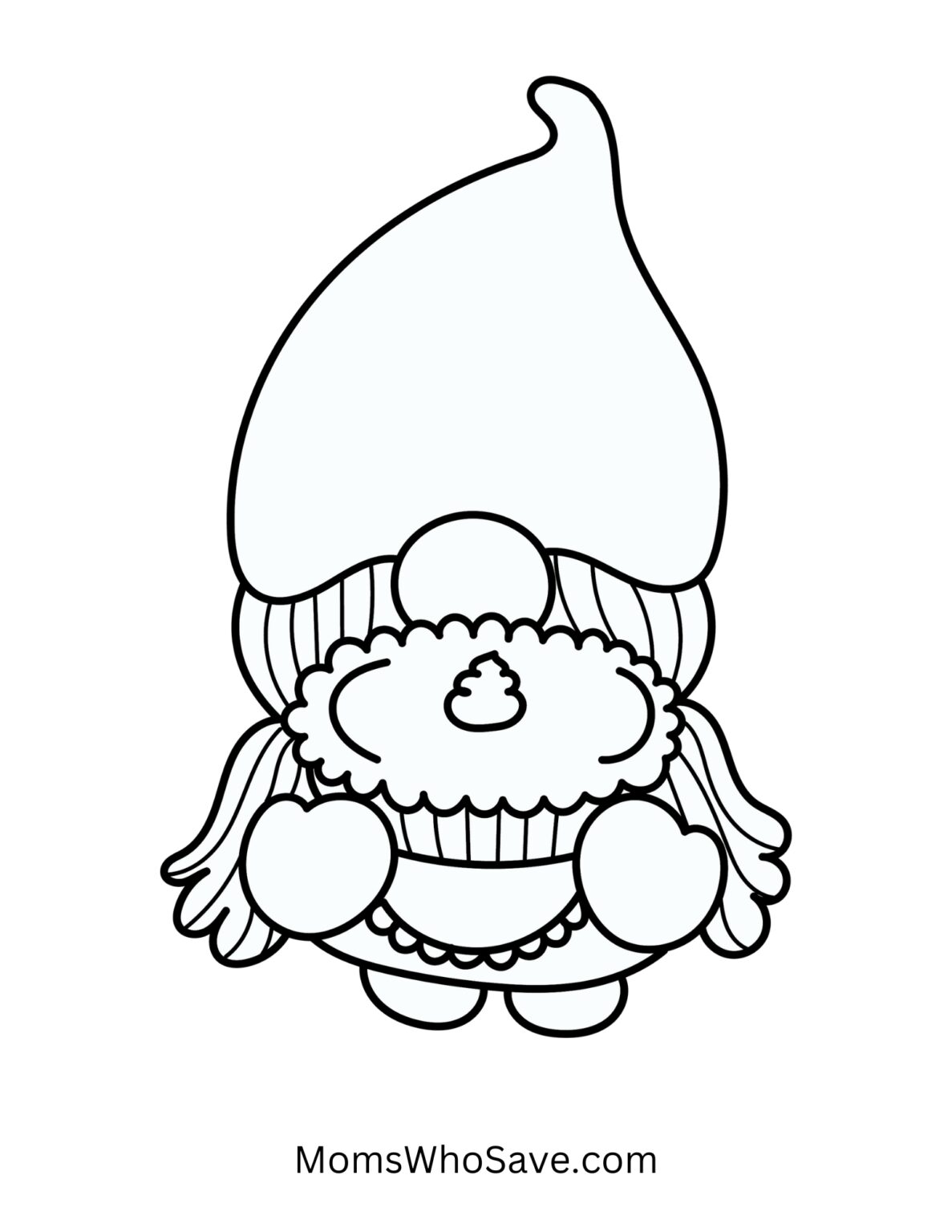 25 Cute Gnomes Coloring Pages (Free Printables) | MomsWhoSave.com