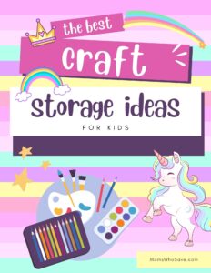 Craft Storage for Kids