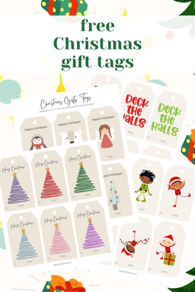 Festive (and Free) Printable Holiday Gift Tags
