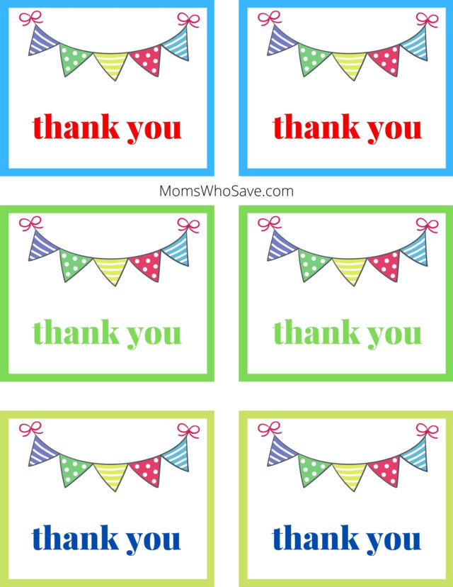 thank you for coming to my birthday party printables