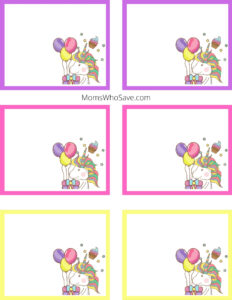 Free Printable Thank You Tags For Birthdays (5 Designs, Perfect For ...