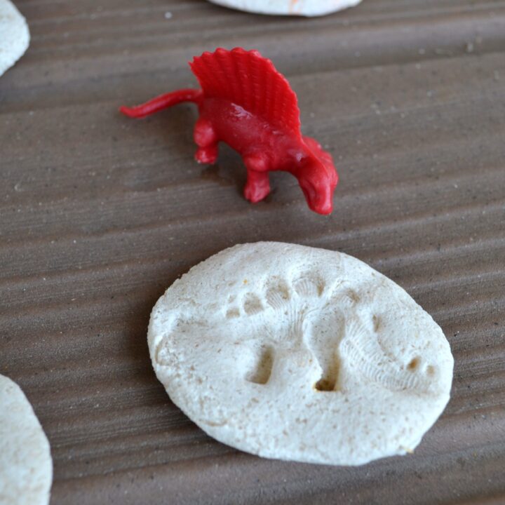 32 Fun DIY Ideas for a Dinosaur-Themed Birthday Party 14 Image for How to Make a Dinosaur Fossils Craft (+ Free Dinosaur Coloring Pages)