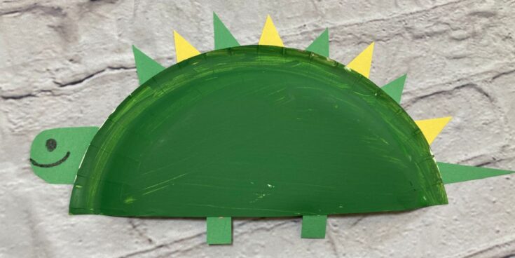 Paper Plate Dinosaur Craft Cover
