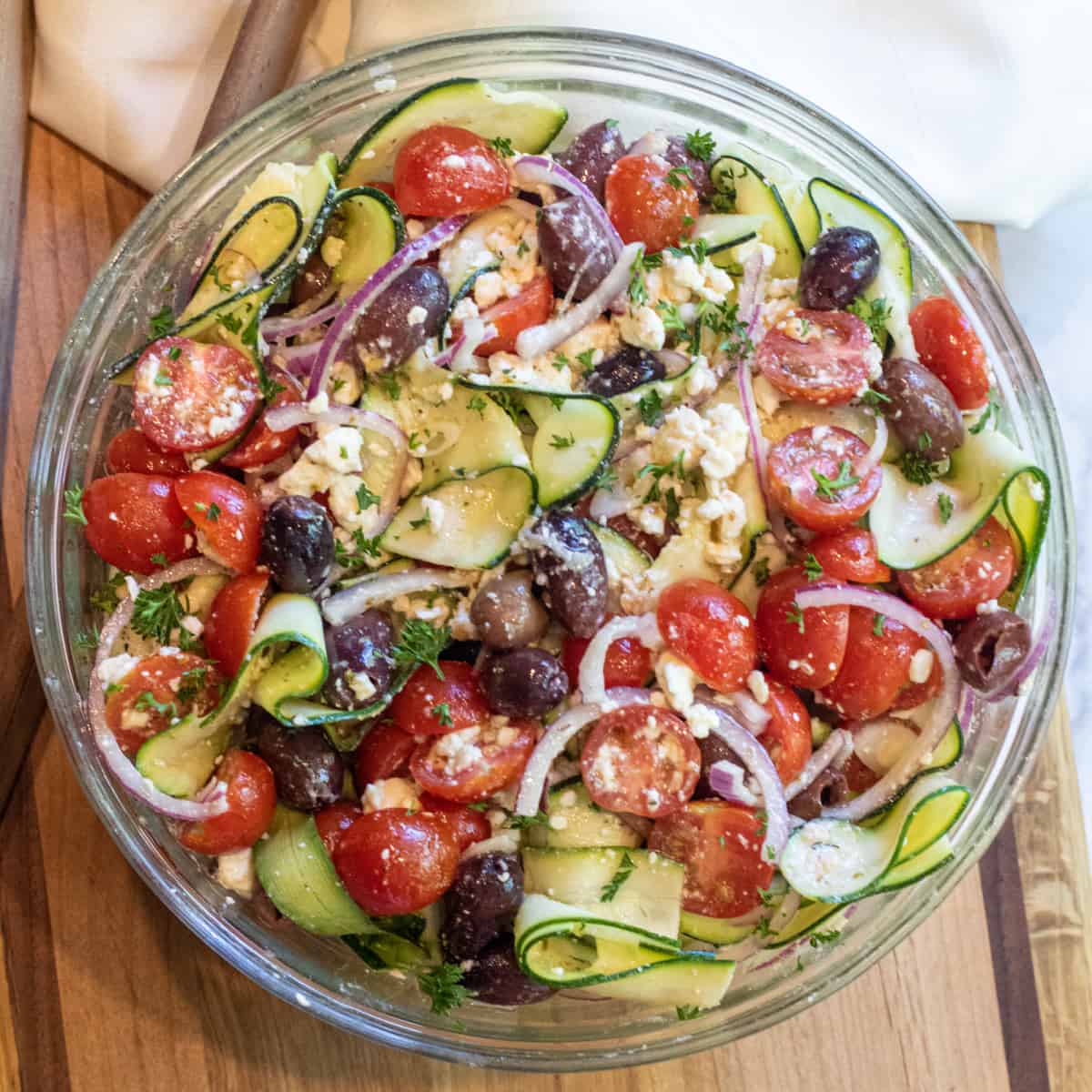 Greek Zucchini Salad 1