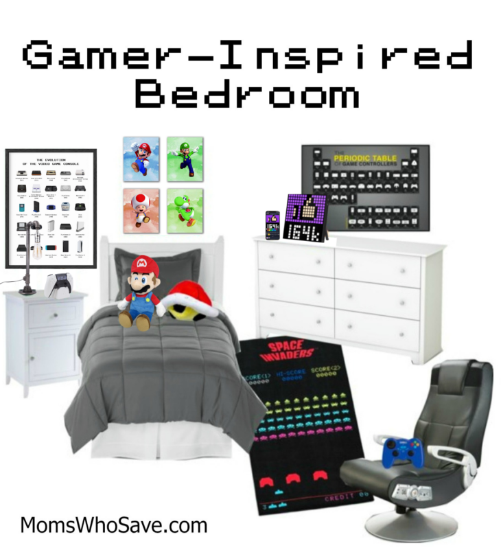 gamer video game bedroom  