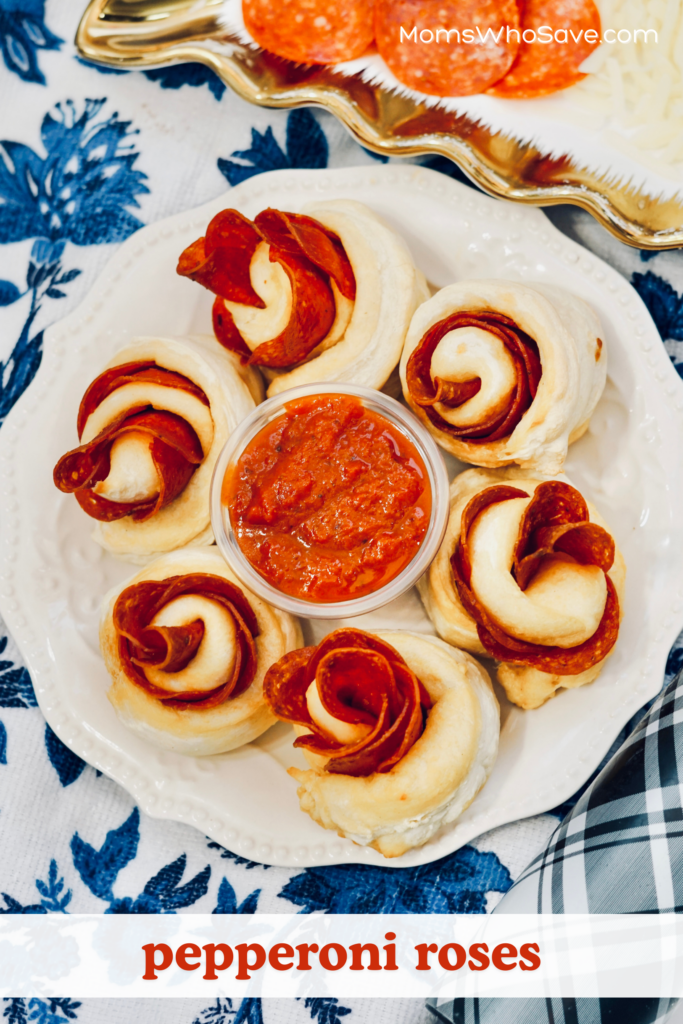 Pizza-Inspired Pepperoni Roses