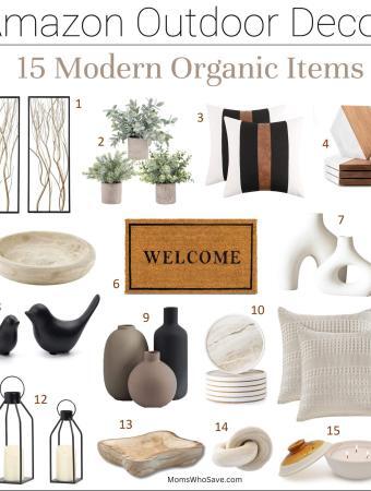 Outdoor Style Inspiration: 15 Modern Organic Decor Pieces You’ll Love
