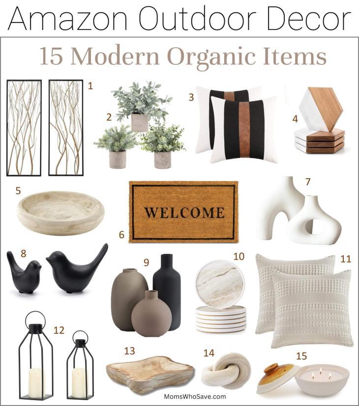 Outdoor Style Inspiration: 15 Modern Organic Decor Pieces You’ll Love