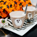 Ghost Chocolate Milk with Marshmallow Fluff 2 ghost fluff milk drink