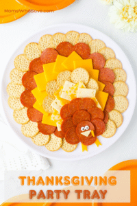 Thanksgiving "Turkey" Meat & Cheese Tray