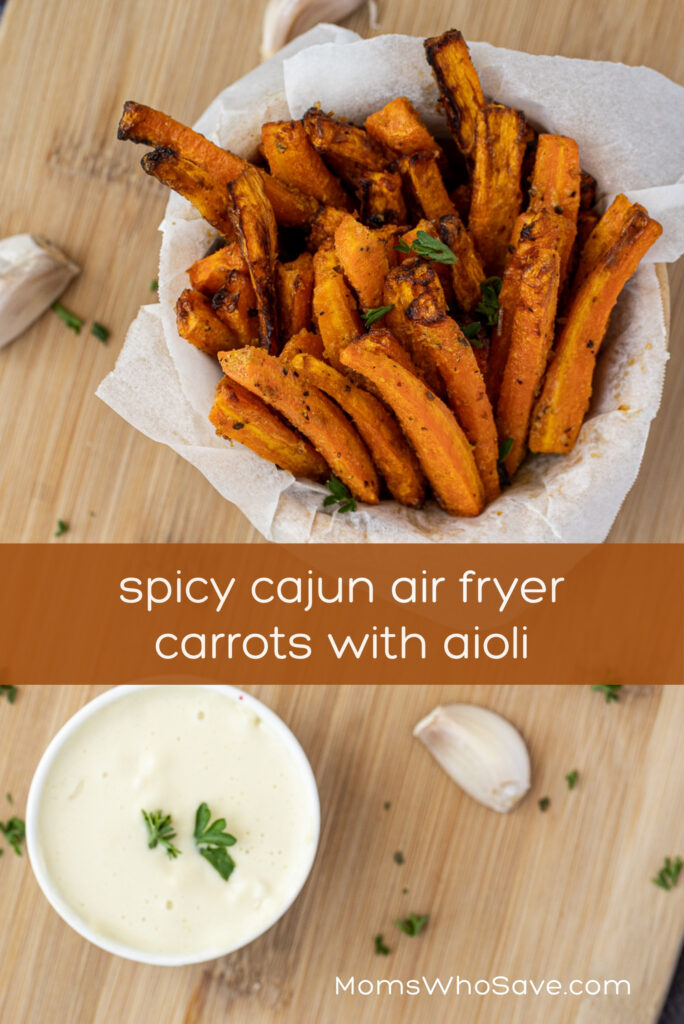 Spicy Cajun Air Fryer Carrots With Aioli Spicy Cajun Air Fryer Carrots With Aioli