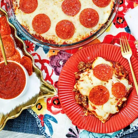 15 of Our Favorite Quick and Easy Weeknight Dinners 3 Image for Ravioli Pizza Bake: A Quick and Delicious Dinner Idea