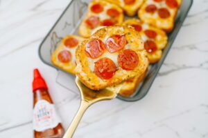 Stuffed Texas Toast Pizzas recipe
