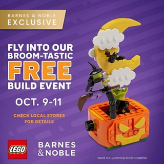 FREE LEGO Halloween Build Event at Barnes & Noble (Oct 9–11) + How to Reserve Your Spot